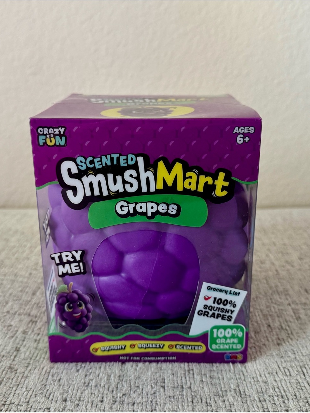 SmushMart Grape Scented Squishy - RMS Crazy Fun 🍇